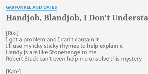 Handjob, Blandjob, I Dont Understand Job (Karaoke)